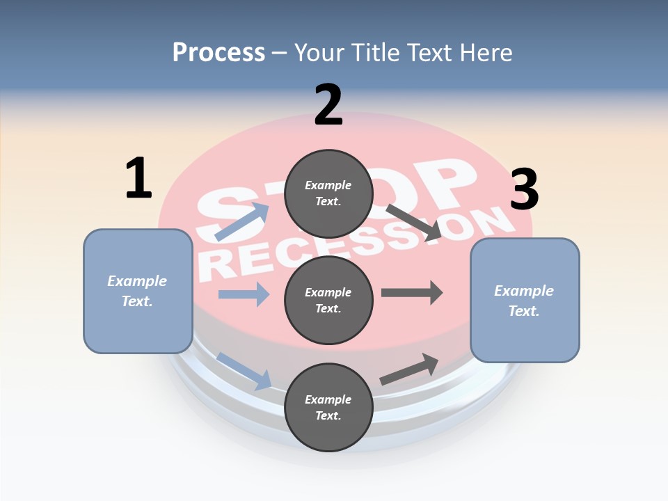 United Bankrupt Failure PowerPoint Template