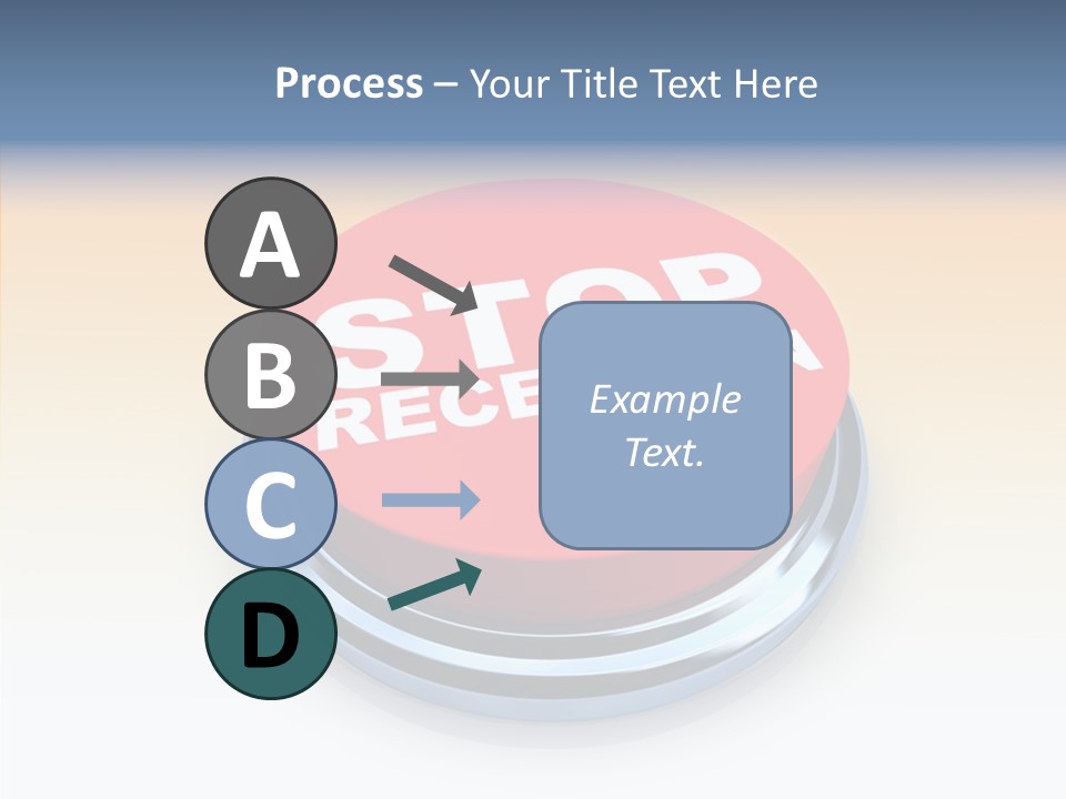 United Bankrupt Failure PowerPoint Template
