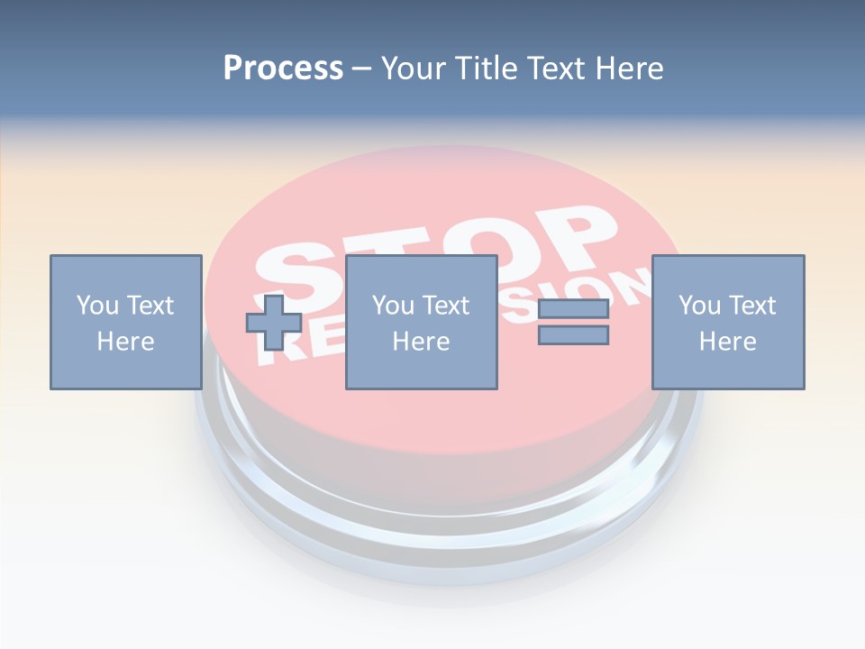 United Bankrupt Failure PowerPoint Template