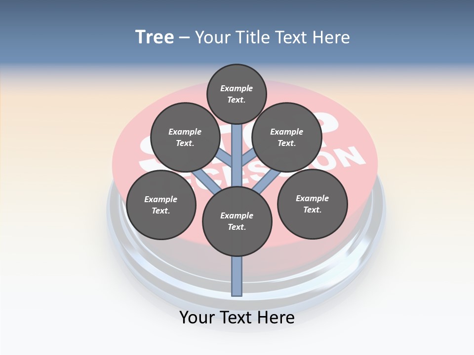 United Bankrupt Failure PowerPoint Template