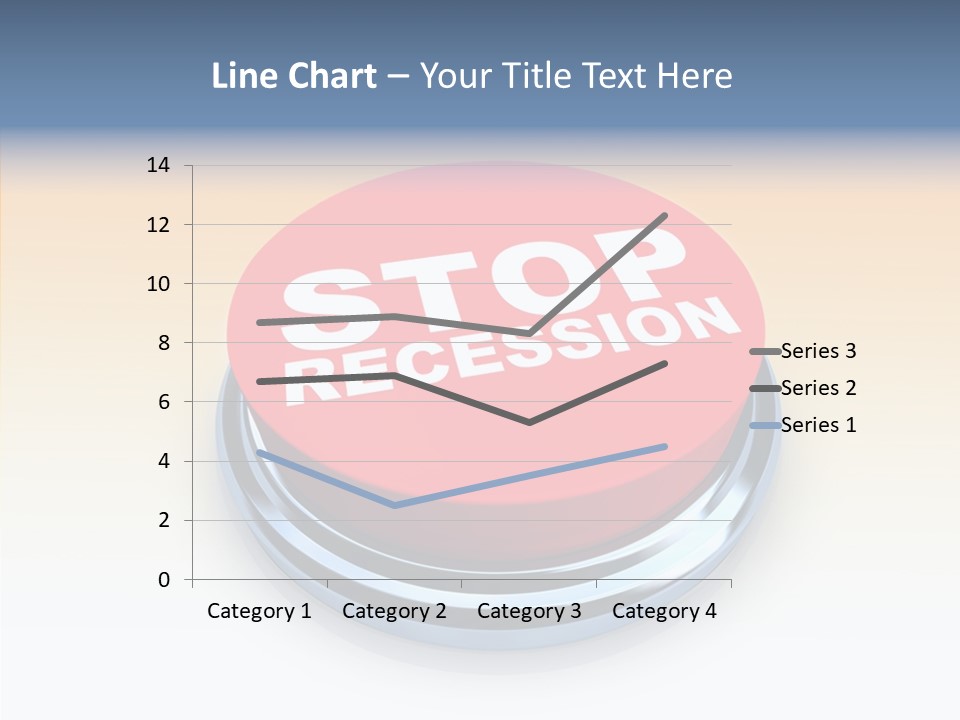 United Bankrupt Failure PowerPoint Template