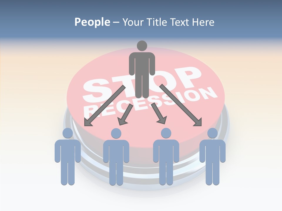 United Bankrupt Failure PowerPoint Template