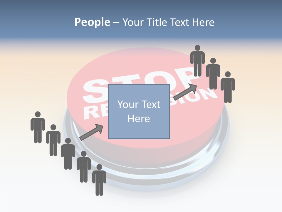 United Bankrupt Failure PowerPoint Template