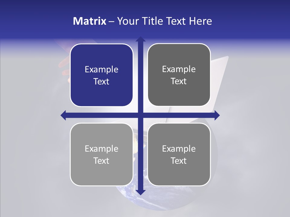 Success Concept Button PowerPoint Template