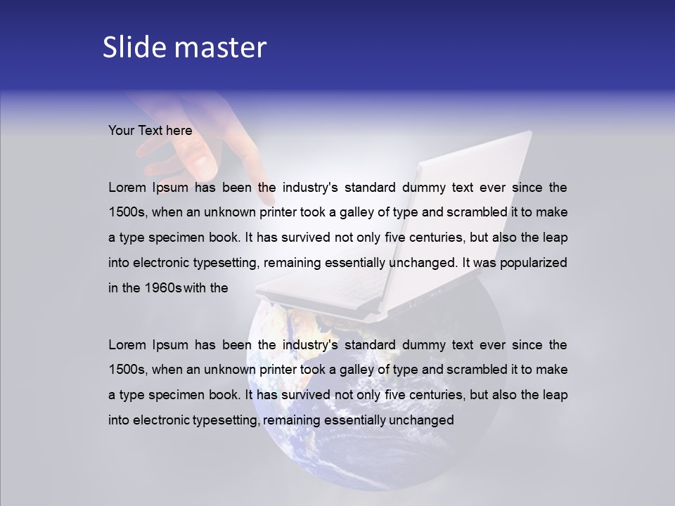 Success Concept Button PowerPoint Template