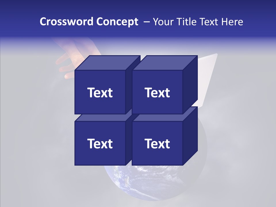 Success Concept Button PowerPoint Template