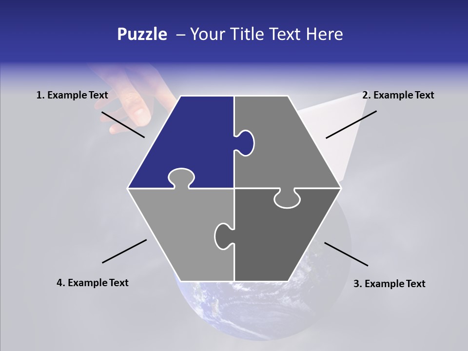 Success Concept Button PowerPoint Template