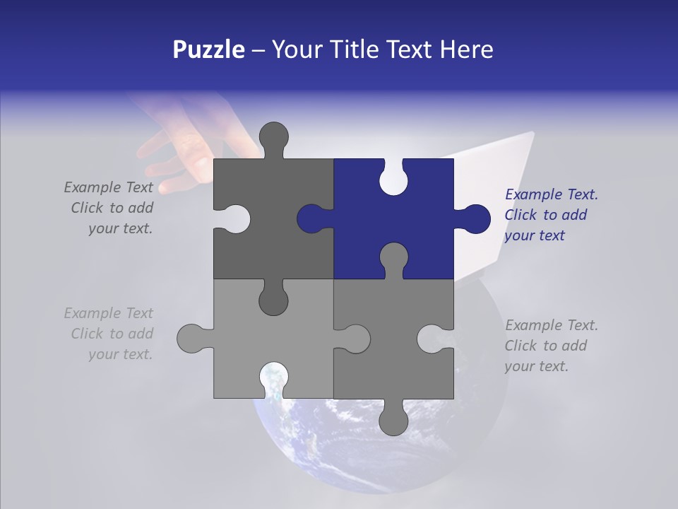 Success Concept Button PowerPoint Template