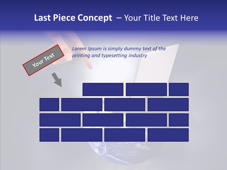 Success Concept Button PowerPoint Template