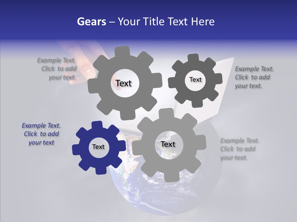 Success Concept Button PowerPoint Template