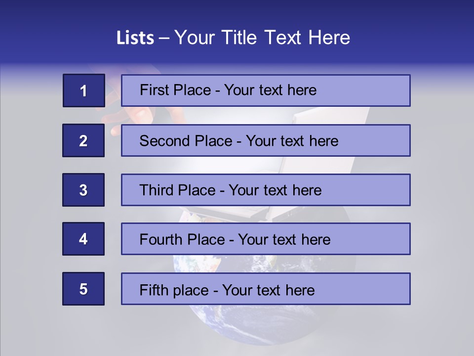 Success Concept Button PowerPoint Template
