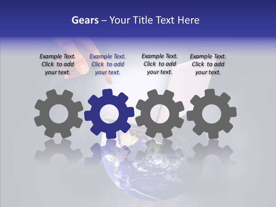 Success Concept Button PowerPoint Template