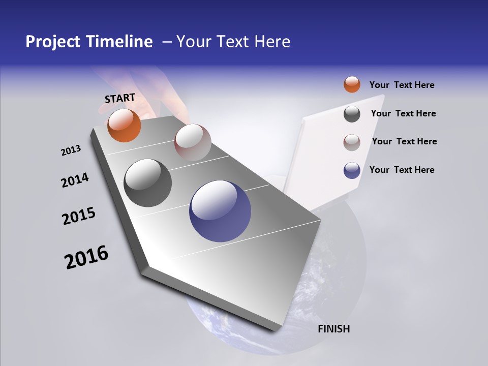Success Concept Button PowerPoint Template