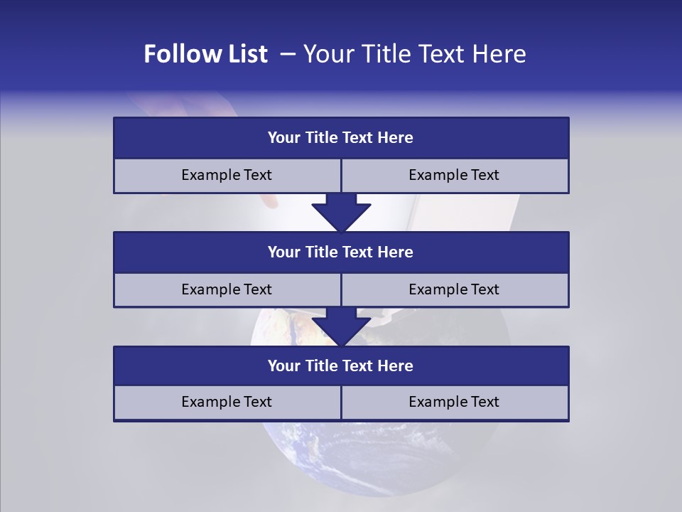 Success Concept Button PowerPoint Template