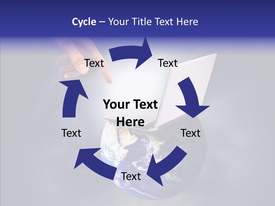 Success Concept Button PowerPoint Template