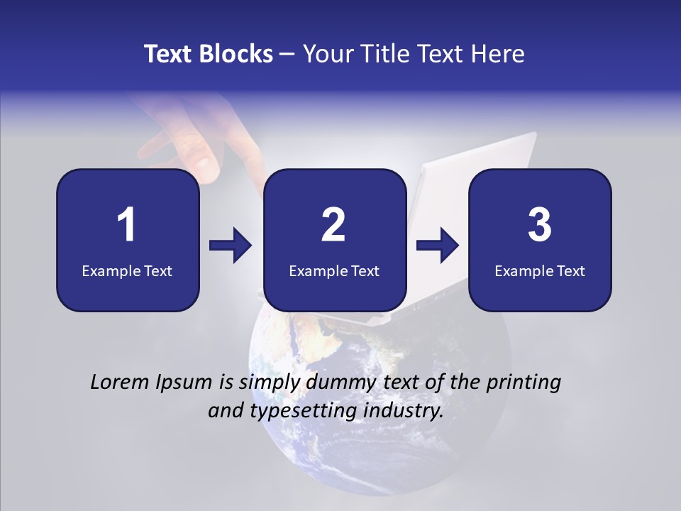 Success Concept Button PowerPoint Template