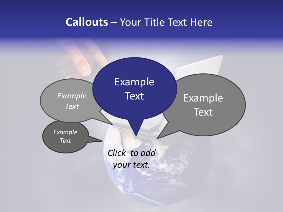 Success Concept Button PowerPoint Template