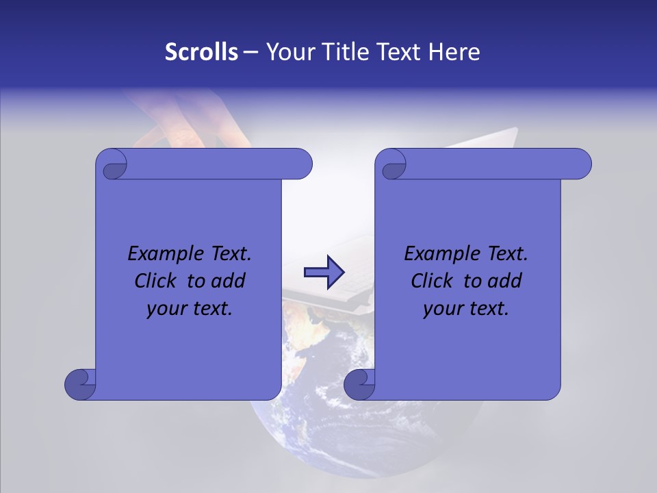 Success Concept Button PowerPoint Template