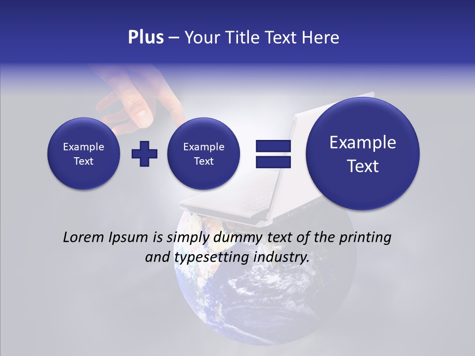 Success Concept Button PowerPoint Template