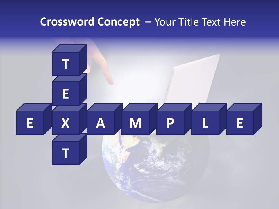 Success Concept Button PowerPoint Template