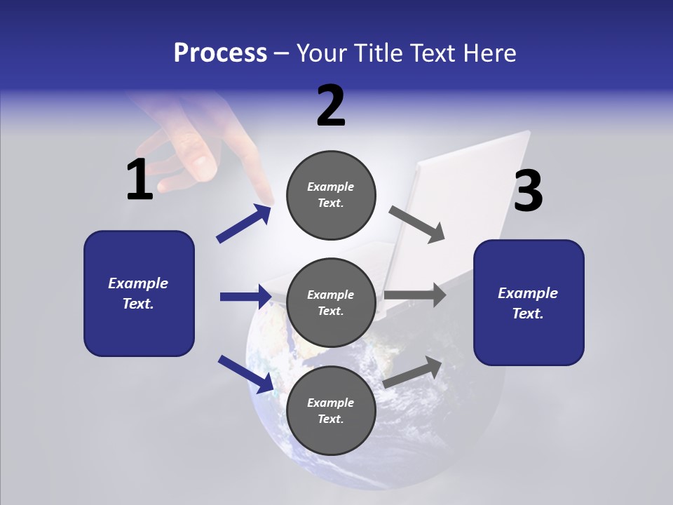 Success Concept Button PowerPoint Template