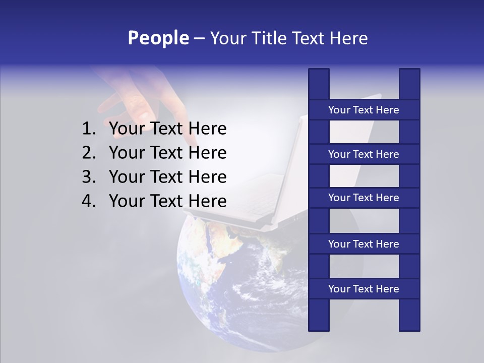 Success Concept Button PowerPoint Template