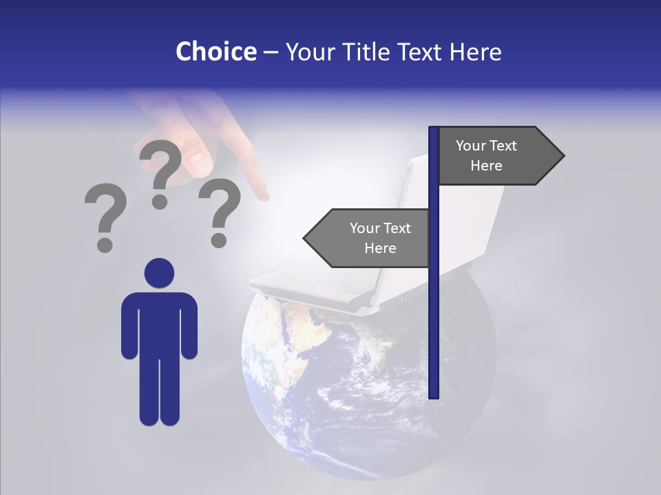 Success Concept Button PowerPoint Template