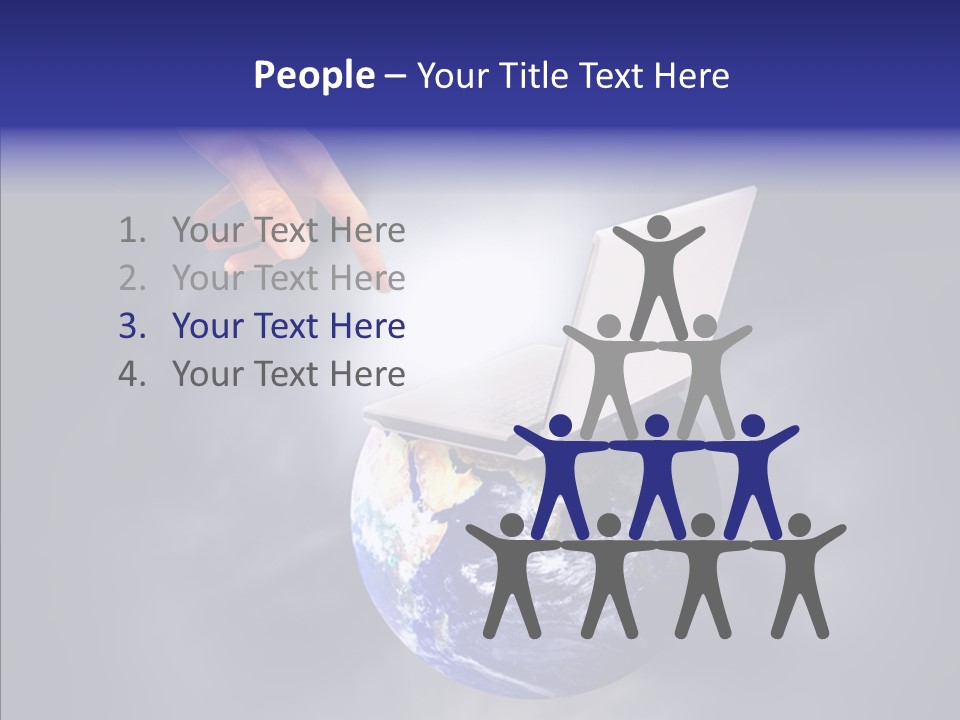 Success Concept Button PowerPoint Template