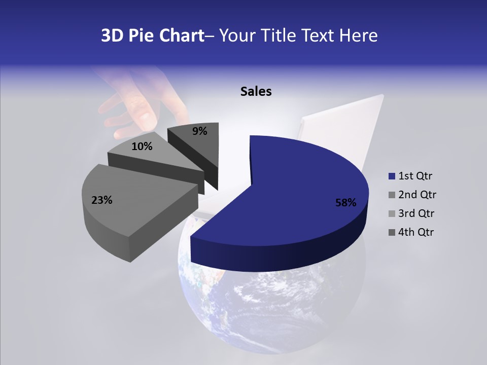 Success Concept Button PowerPoint Template