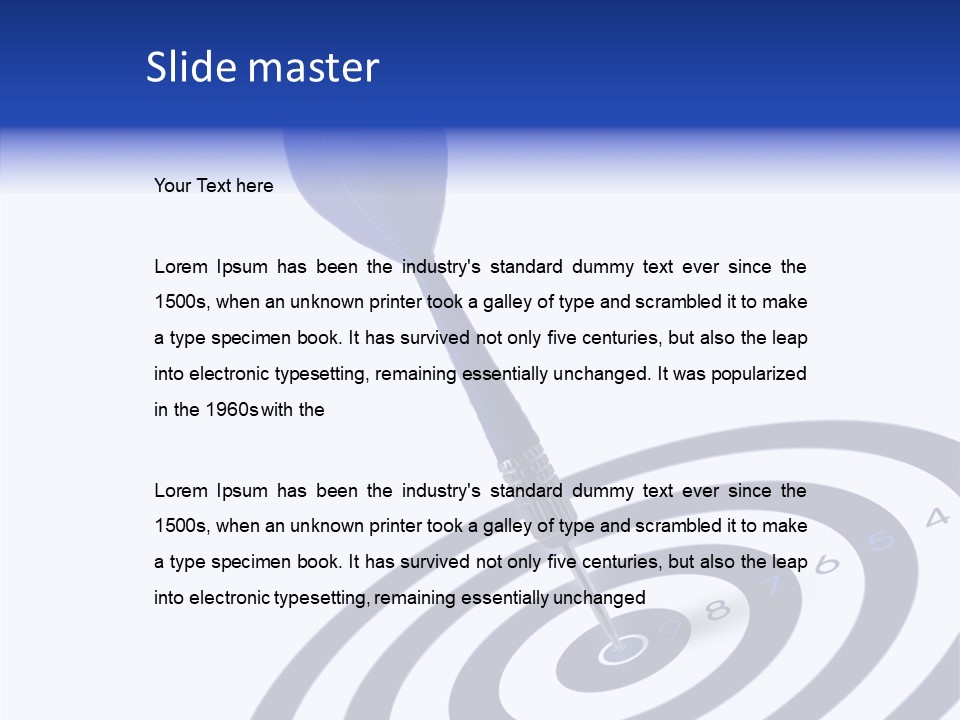 Goal Marketing Perfection PowerPoint Template