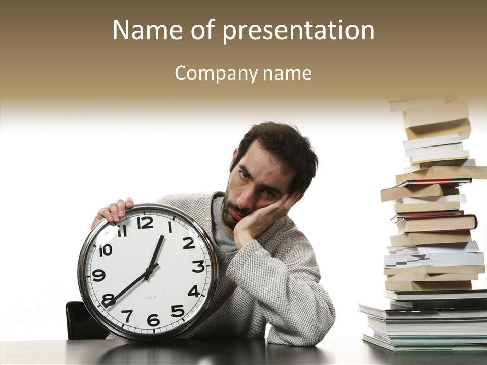 Face Employment Wait PowerPoint Template