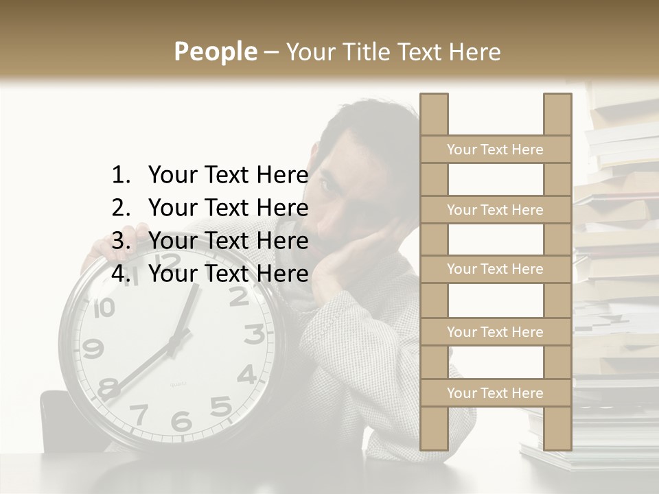Face Employment Wait PowerPoint Template