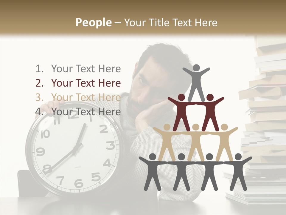 Face Employment Wait PowerPoint Template