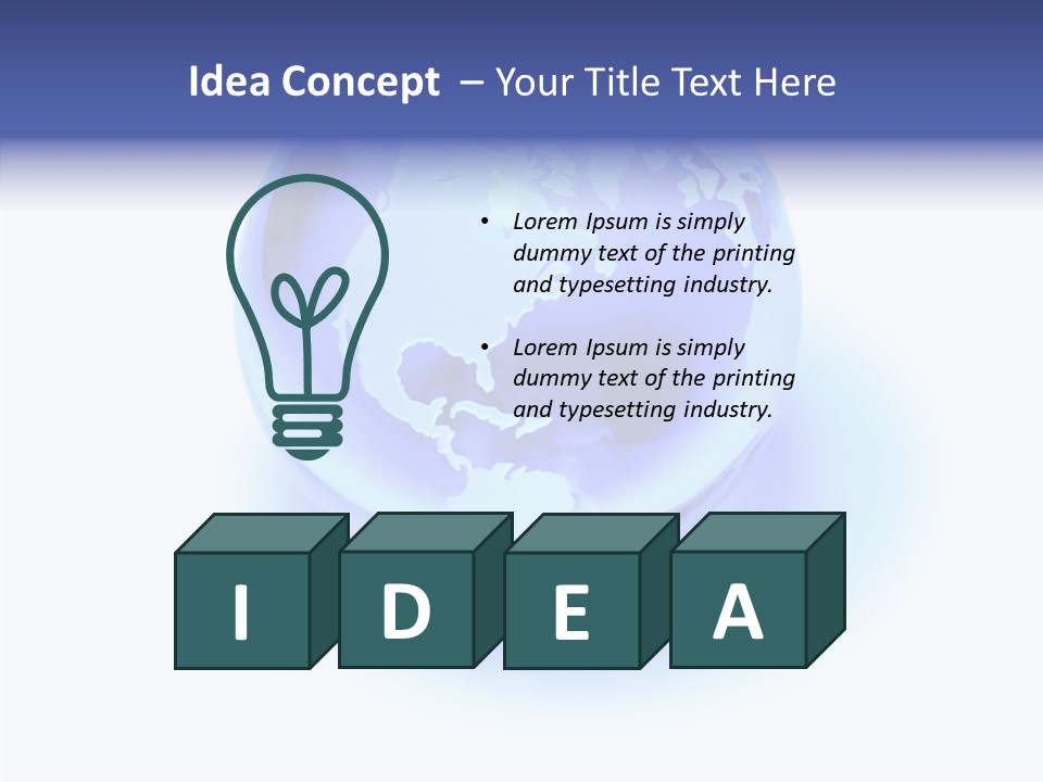 Cuba Round Ocean PowerPoint Template