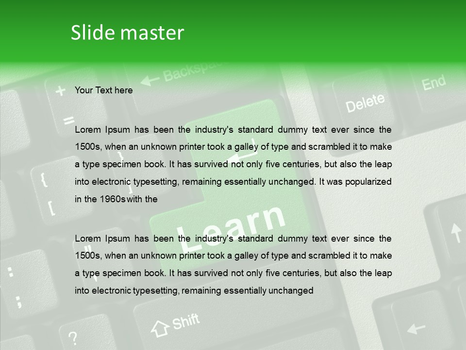 Symbol Assistance Business PowerPoint Template