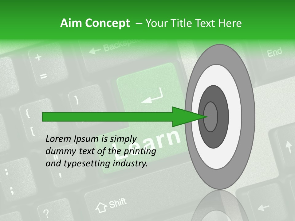 Symbol Assistance Business PowerPoint Template