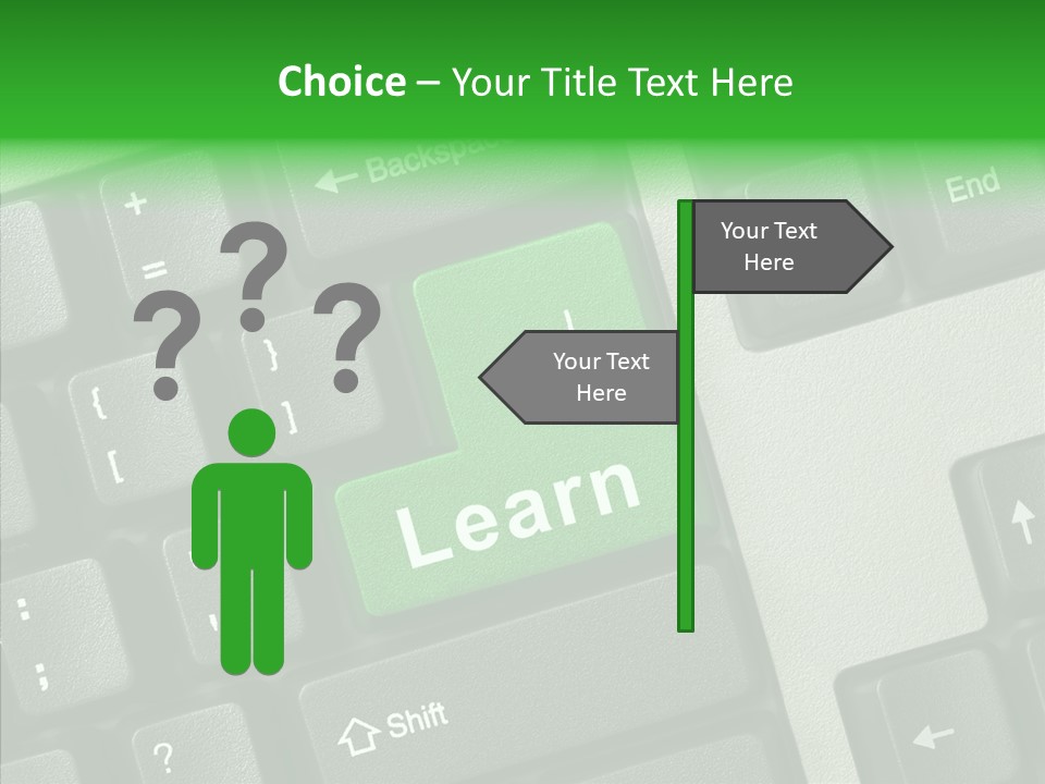 Symbol Assistance Business PowerPoint Template