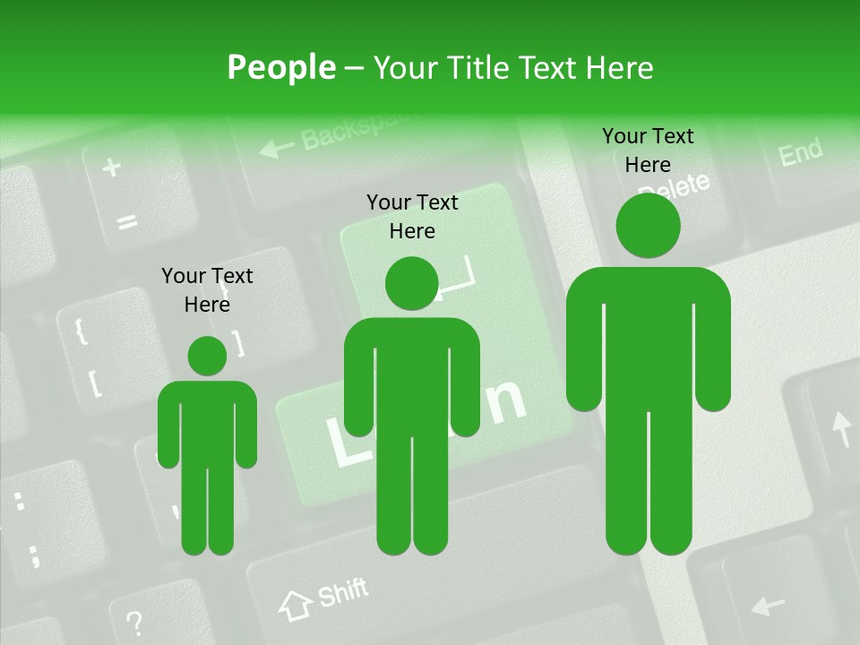 Symbol Assistance Business PowerPoint Template