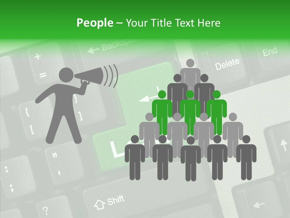 Symbol Assistance Business PowerPoint Template