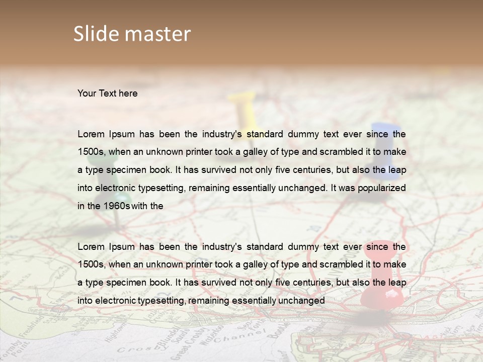 Marker Atlas Travel PowerPoint Template