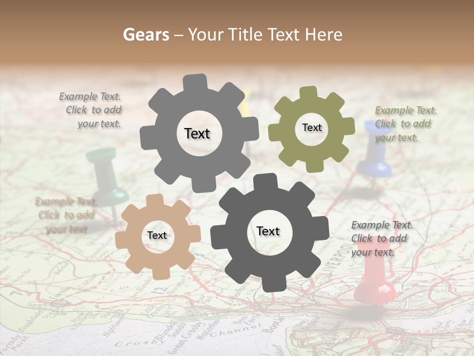 Marker Atlas Travel PowerPoint Template