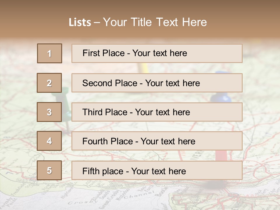 Marker Atlas Travel PowerPoint Template