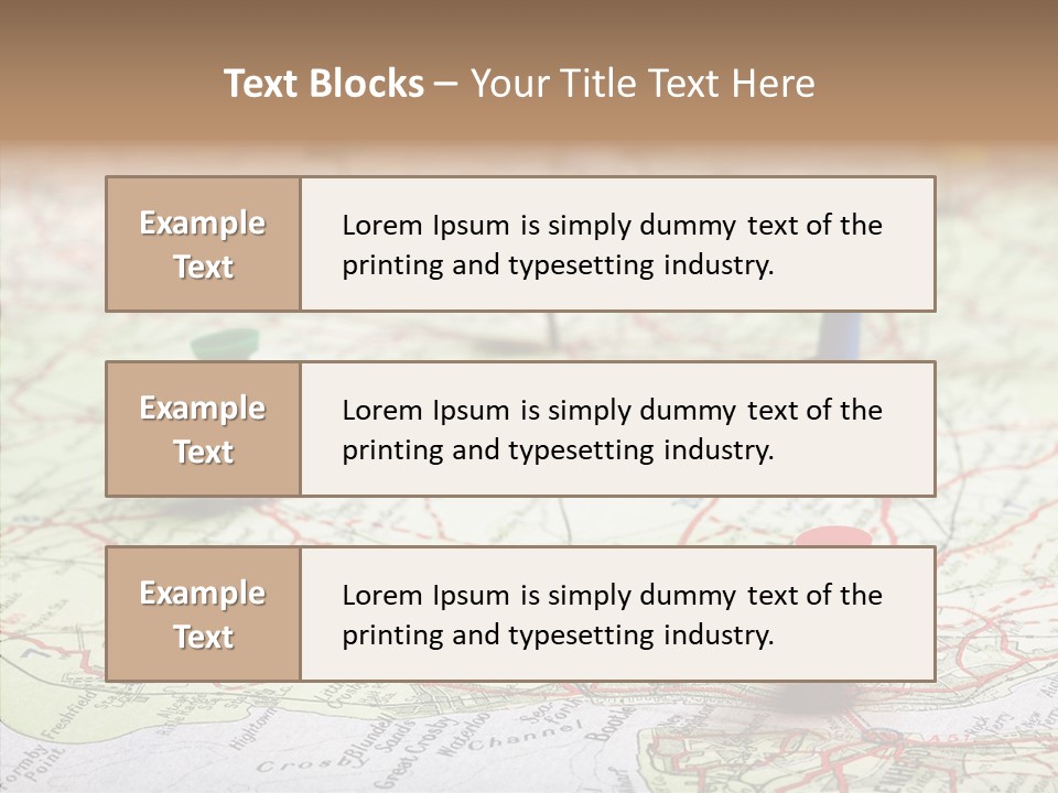 Marker Atlas Travel PowerPoint Template