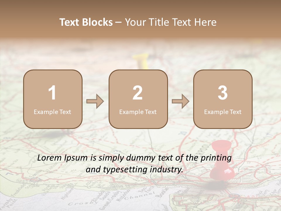 Marker Atlas Travel PowerPoint Template