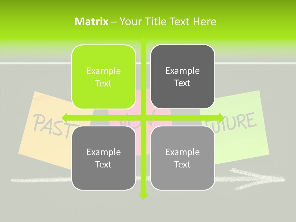 Direction Arrow Erase PowerPoint Template