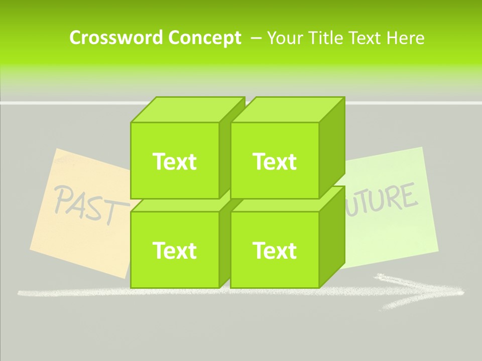 Direction Arrow Erase PowerPoint Template