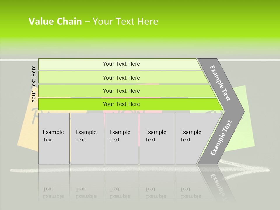 Direction Arrow Erase PowerPoint Template