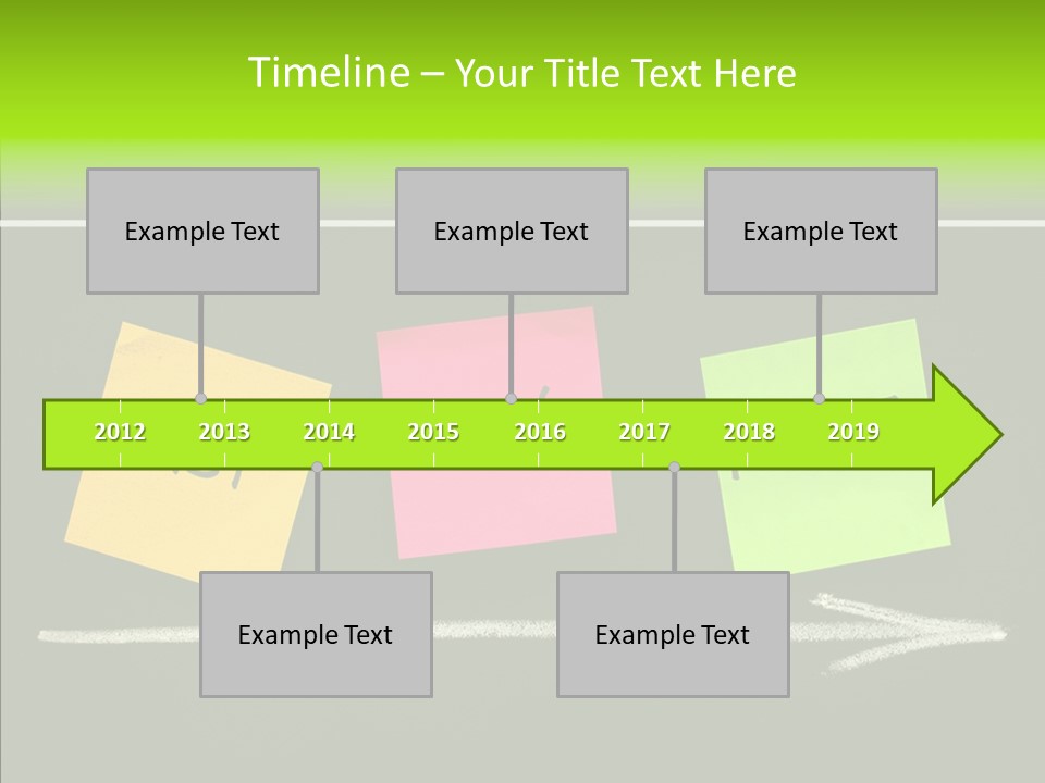 Direction Arrow Erase PowerPoint Template