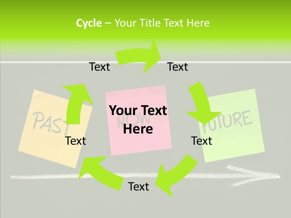 Direction Arrow Erase PowerPoint Template