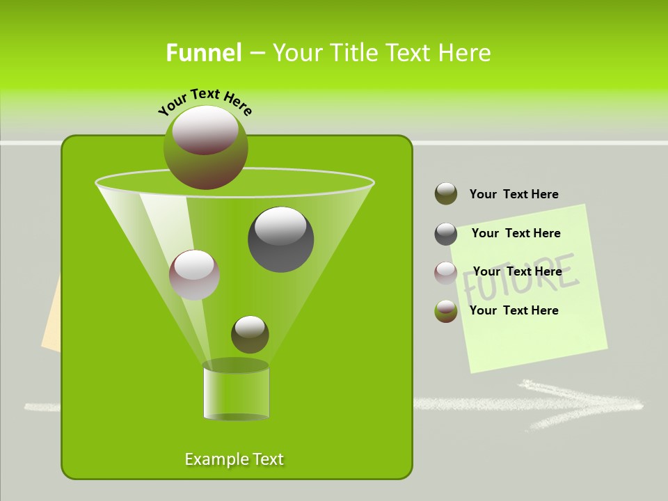 Direction Arrow Erase PowerPoint Template
